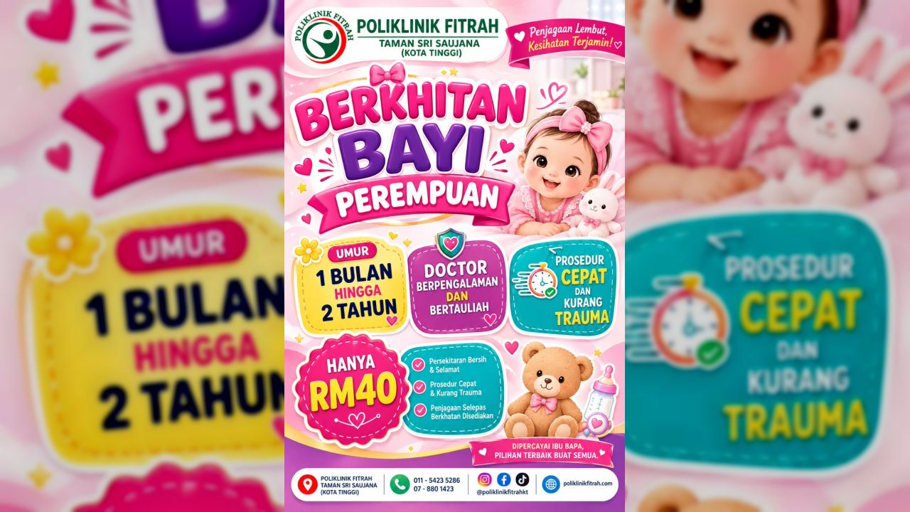 SUNAT BABY GIRL ( KHITAN BAYI PEREMPUAN )