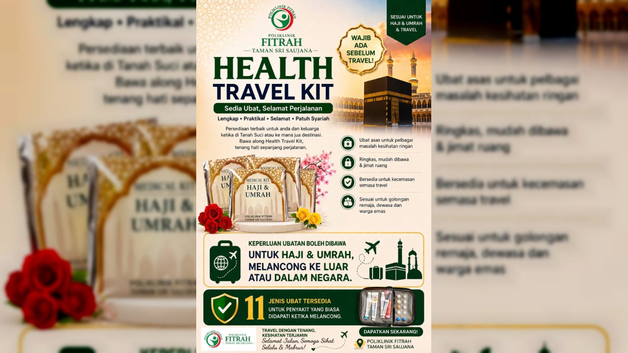HEALTH TRAVEL KIT MEDICINE