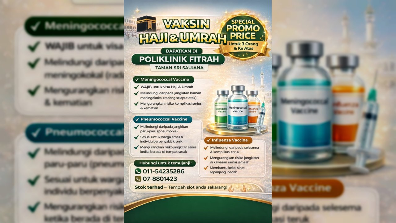 VACCINE HAJI DAN UMRAH